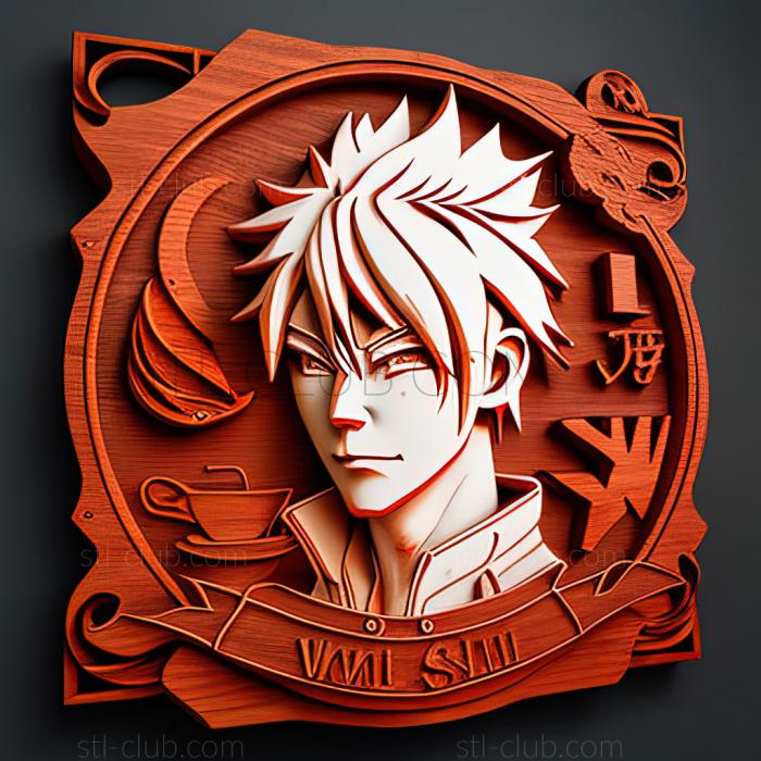 3D мадэль Food Wars Shokugeki no Soma Yto Tsukuda Shun SaekiRELIE (STL)